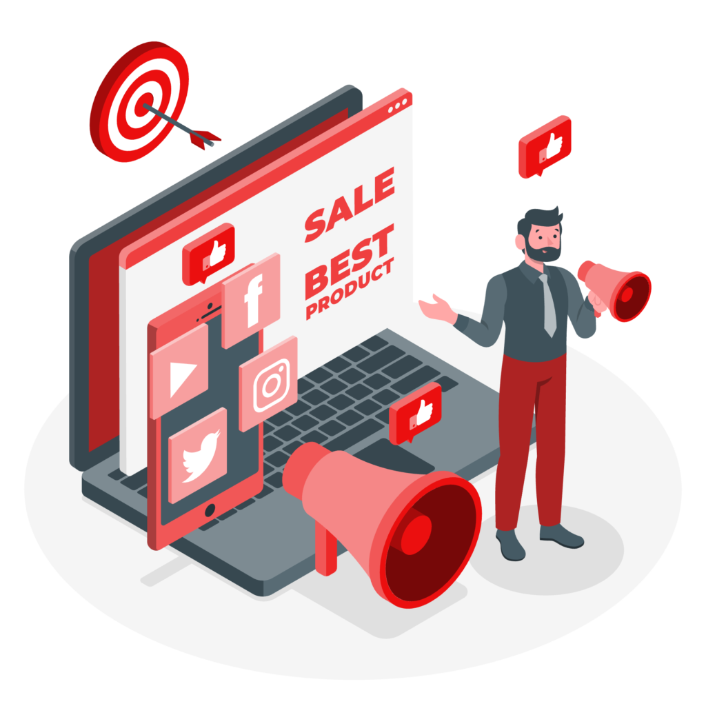 Affiliate Marketing illustration