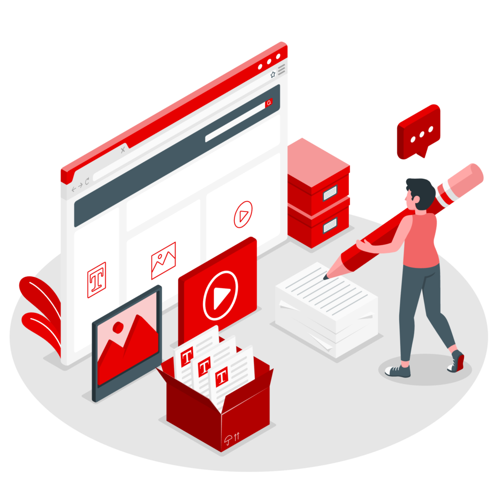 Best Content marketing in Indore illustration