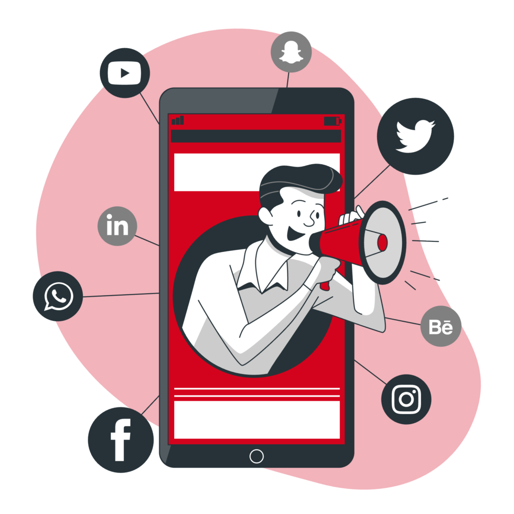 Facebook ads illustration