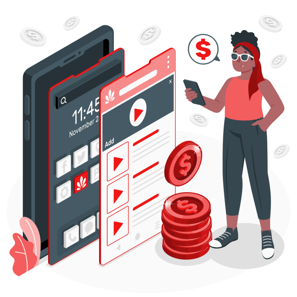 Mobile Application Marketing in Indore illustration