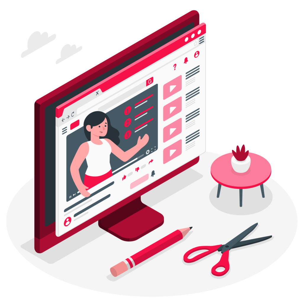 Video Editing Services in Indore illustration